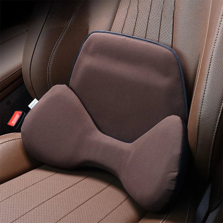 Ergonomic All Weather Alcantara Lumbar Support Pillow for Tesla